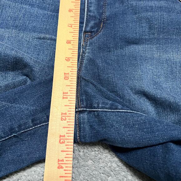 Democracy Jeans Womens 16 Ab technology High Rise Slim Straight Leg Blue Denim - Picture 11 of 14